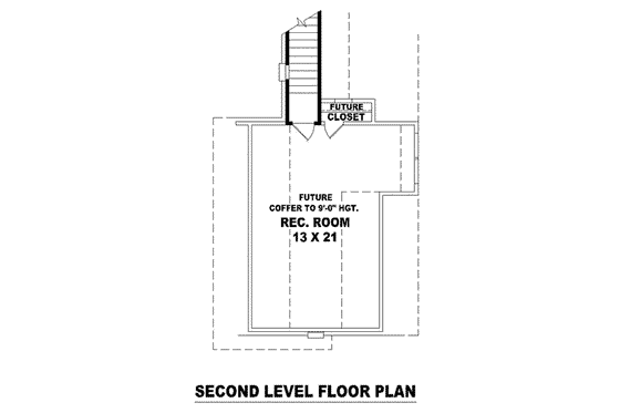 Floor Plan - Other Floor for European House Plan #81-1229 - 3 bed, 2.5 bath