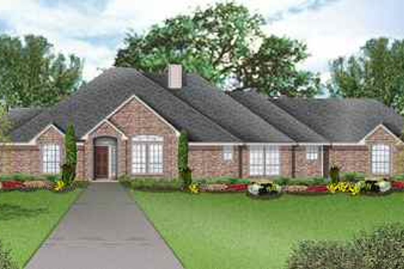 House Plan Design - Traditional Exterior - Front Elevation Plan #84-137