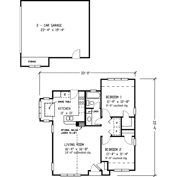 Architectural House Design - European Floor Plan - Main Floor Plan #410-132