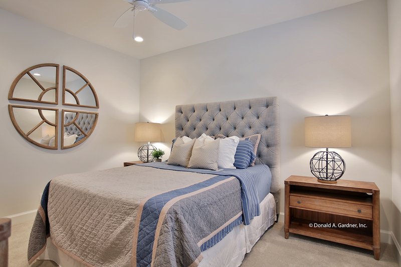 Architectural House Design - Interior - Bedroom for European House Plan #929-1009 - 5 bed, 4 bath