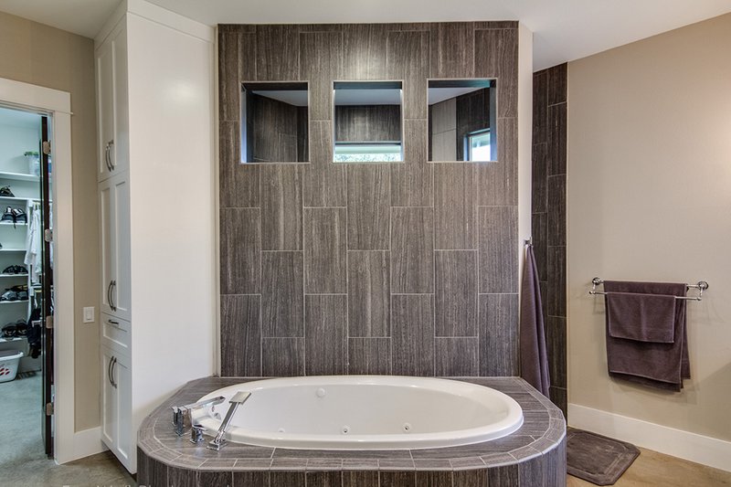 Architectural House Design - Interior - Master Bathroom 1 for Prairie House Plan #935-13 - 5 bed, 4 bath