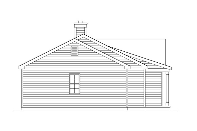 Home Plan - Exterior - Other Elevation 1 for Traditional House Plan #22-619 - 3 bed, 2 bath