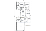 Traditional Style House Plan - 2 Beds 2 Baths 1587 Sq/Ft Plan #67-679 