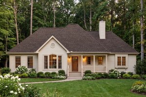Home Plan - Exterior - Front Elevation for Southern House Plan #406-231 - 4 bed, 3 bath
