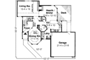 European Style House Plan - 3 Beds 2.5 Baths 2023 Sq/Ft Plan #312-124 