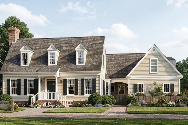 Home Plan - Colonial Photo Plan #137-330