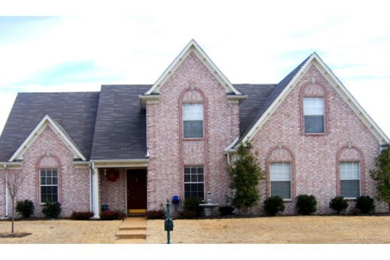 Exterior - Front Elevation for European House Plan #81-13904 - 3 bed, 2 bath