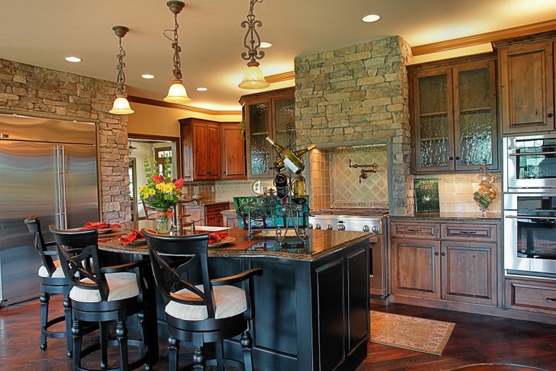 House Plan Design - Interior - Kitchen for Ranch House Plan #54-463 - 3 bed, 2.5 bath