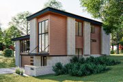 Contemporary Style House Plan - 3 Beds 2.5 Baths 2682 Sq/Ft Plan #455-209 