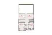 Tudor Style House Plan - 5 Beds 2.5 Baths 2950 Sq/Ft Plan #461-104 