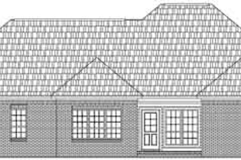 Home Plan - Exterior - Rear Elevation for Traditional House Plan #21-164 - 3 bed, 2 bath