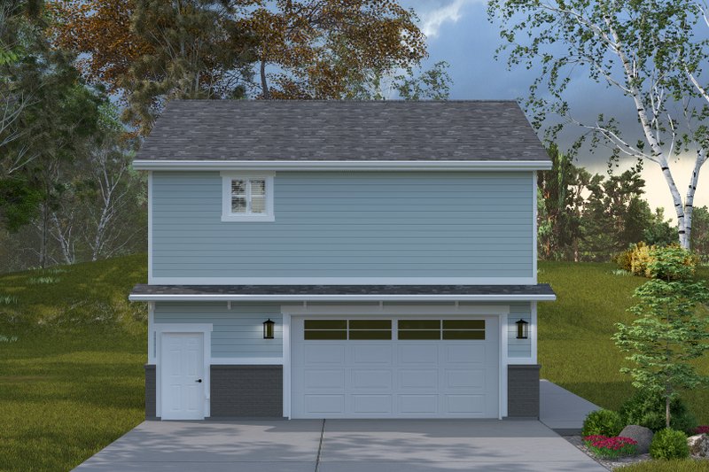 Home Plan - Exterior - Front Elevation 3 for Traditional House Plan #1060-380 - 2 bed, 1 bath