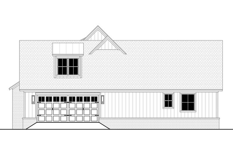 Dream House Plan - Exterior - Other Elevation 1 for Farmhouse House Plan #430-436 - 3 bed, 2 bath