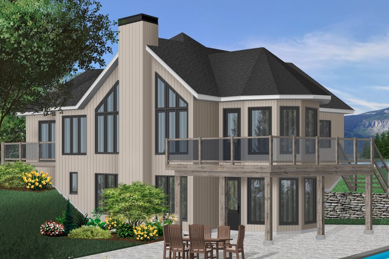 Dream House Plan - Modern Exterior - Front Elevation Plan #23-162