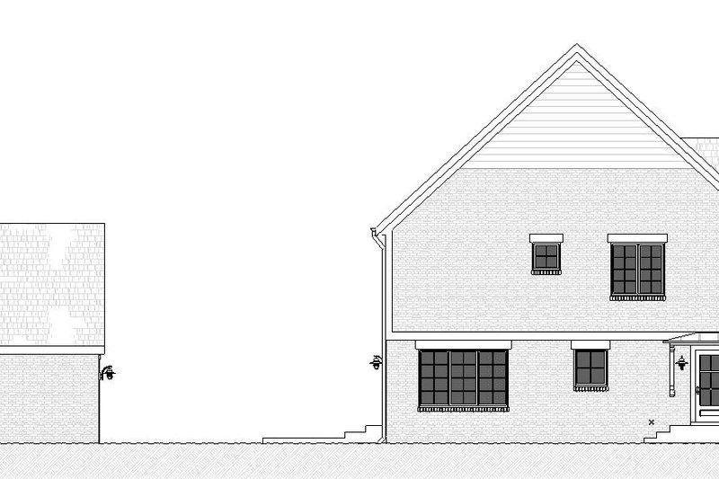 Architectural House Design - Exterior - Other Elevation for Tudor House Plan #901-164 - 5 bed, 3.5 bath