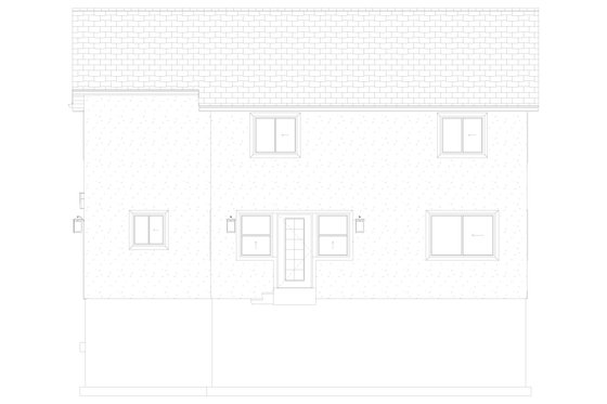 Exterior - Rear Elevation 3 for Craftsman House Plan #1060-263 - 4 bed, 2.5 bath
