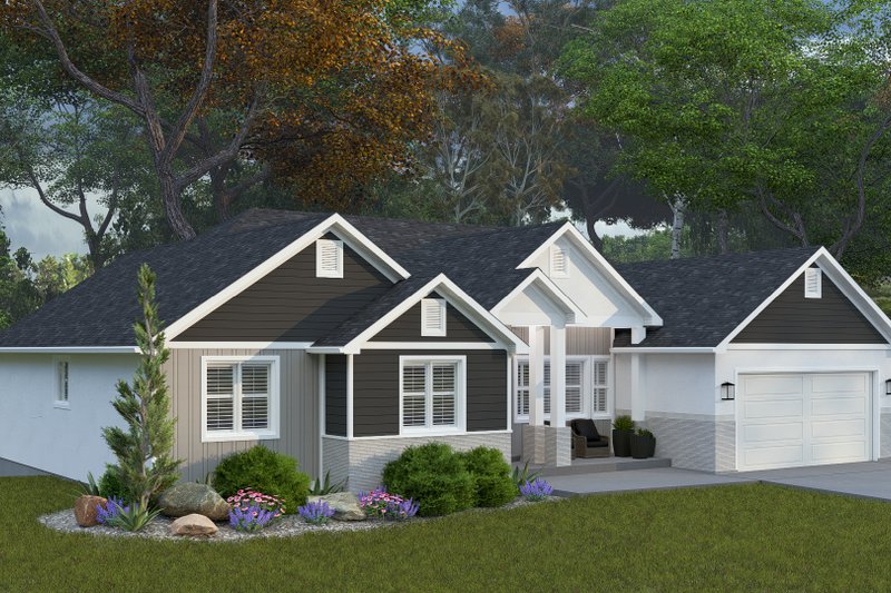 Home Plan - Exterior - Front Elevation 3 for Country House Plan #1060-349 - 3 bed, 2.5 bath