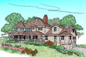Traditional Exterior - Front Elevation Plan #60-376