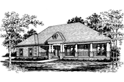 Traditional Style House Plan - 4 Beds 3 Baths 2756 Sq/Ft Plan #30-183 