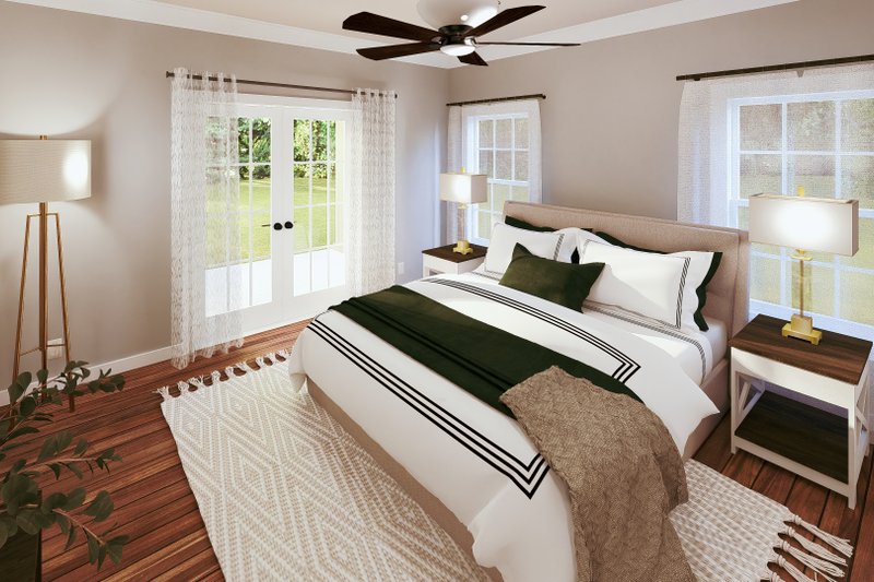 Dream House Plan - Interior - Master Bedroom for Southern House Plan #44-189 - 3 bed, 2.5 bath
