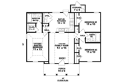 Farmhouse Style House Plan - 3 Beds 2 Baths 1034 Sq/Ft Plan #81-1373 