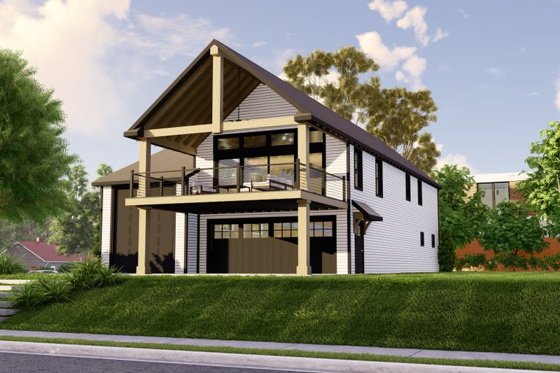 Home Plan - Beach Exterior - Front Elevation Plan #1064-205