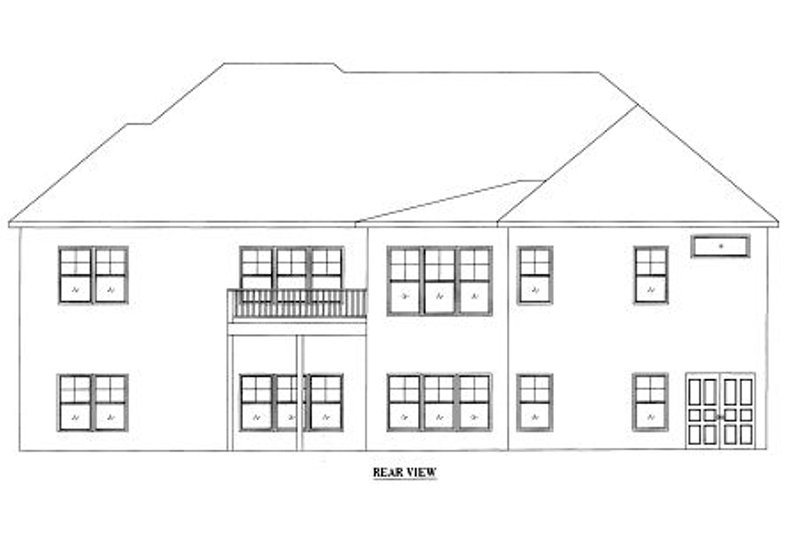 Home Plan - Exterior - Other Elevation for European House Plan #437-22 - 3 bed, 2 bath