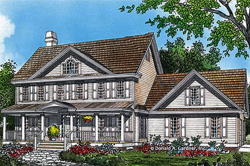 Architectural House Design - Classical Exterior - Front Elevation Plan #929-383