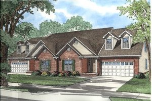 Traditional Exterior - Front Elevation Plan #17-2029