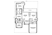 Traditional Style House Plan - 3 Beds 2 Baths 2172 Sq/Ft Plan #42-141 