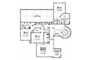 Mediterranean Style House Plan - 4 Beds 5 Baths 5203 Sq/Ft Plan #20-2155 