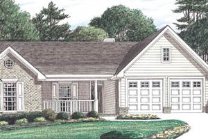 Traditional Exterior - Front Elevation Plan #34-125