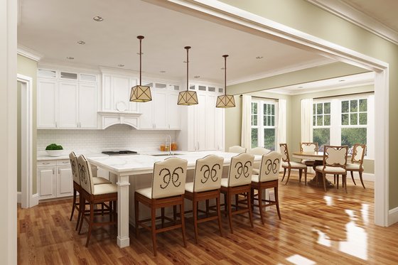 Interior - Kitchen for European House Plan #119-428 - 3 bed, 2.5 bath