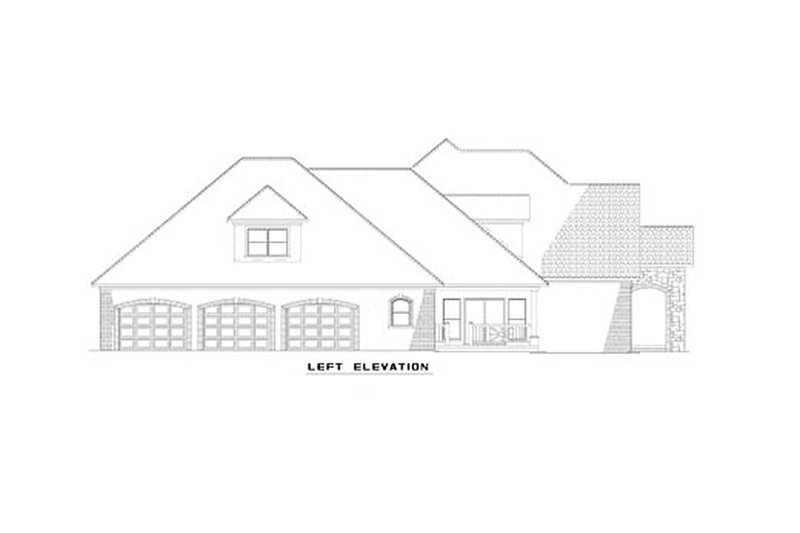 House Plan Design - Exterior - Other Elevation for European House Plan #17-412 - 4 bed, 4 bath