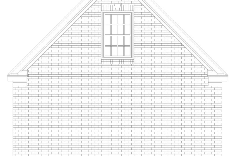 Home Plan - Exterior - Rear Elevation for Country House Plan #932-283, 0 bath