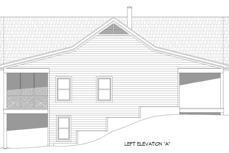 Architectural House Design - Exterior - Other Elevation for Country House Plan #932-605 - 3 bed, 3 bath