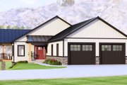 Country Style House Plan - 1 Beds 1.5 Baths 2028 Sq/Ft Plan #1064-363 