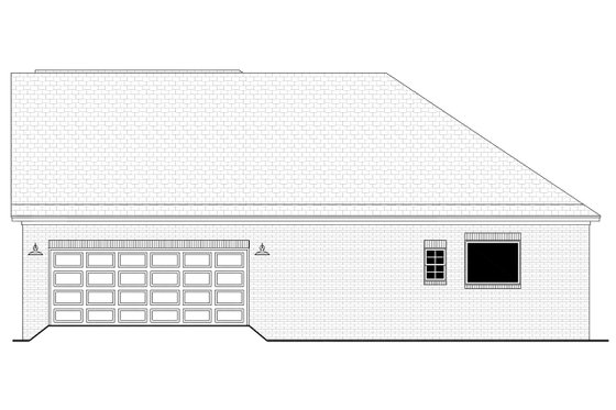 Exterior - Other Elevation 1 for Traditional House Plan #430-228 - 4 bed, 2 bath