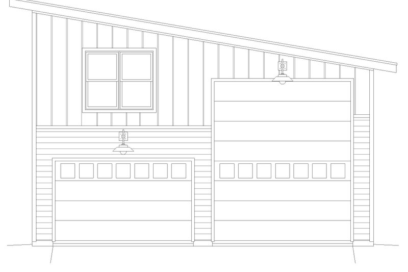 Architectural House Design - Exterior - Front Elevation 3 for Contemporary House Plan #932-90, 0 bath