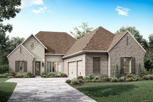 Dream House Plan - Southern Exterior - Front Elevation Plan #1081-28