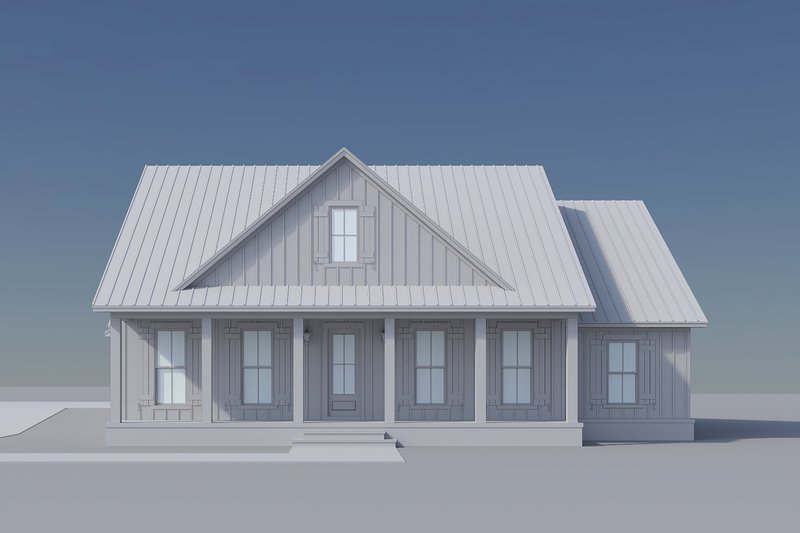 Architectural House Design - Exterior - Front Elevation 11 for Farmhouse House Plan #430-414 - 3 bed, 2.5 bath