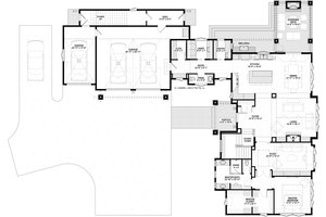 Floor Plan - Main Floor for Traditional House Plan #928-368 - 3 bed, 2.5 bath
