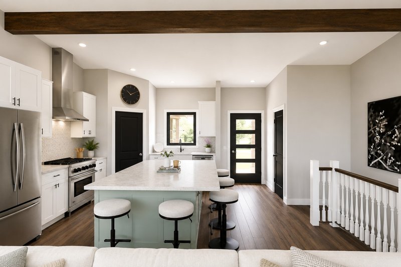 Architectural House Design - Interior - Kitchen 2 for Contemporary House Plan #1064-490 - 2 bed, 2.5 bath