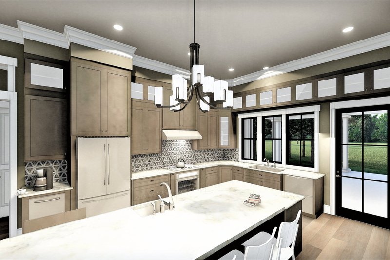 Home Plan - Interior - Kitchen 1 for Bungalow House Plan #44-238 - 2 bed, 2 bath