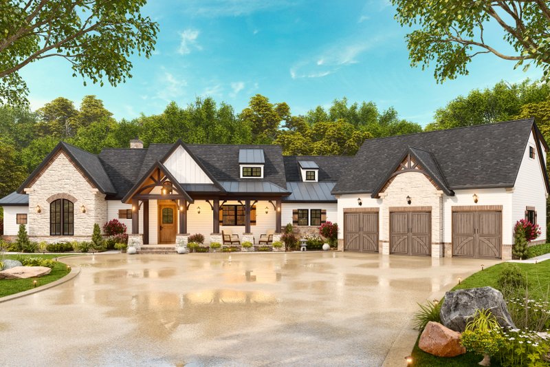 House Plan Design - Exterior - Front Elevation 2 for Craftsman House Plan #119-426 - 3 bed, 3.5 bath