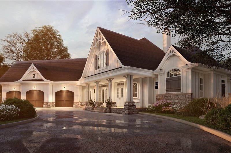 Dream House Plan - Exterior - Other Elevation for Traditional House Plan #54-469 - 3 bed, 3.5 bath