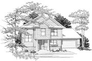 Traditional Style House Plan - 3 Beds 2.5 Baths 1650 Sq/Ft Plan #70-1028 