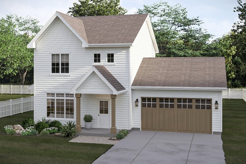 Dream House Plan - Exterior - Front Elevation 4 for Traditional House Plan #455-782 - 3 bed, 2.5 bath