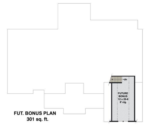 House Blueprint - Farmhouse Floor Plan - Upper Floor Plan #51-1170