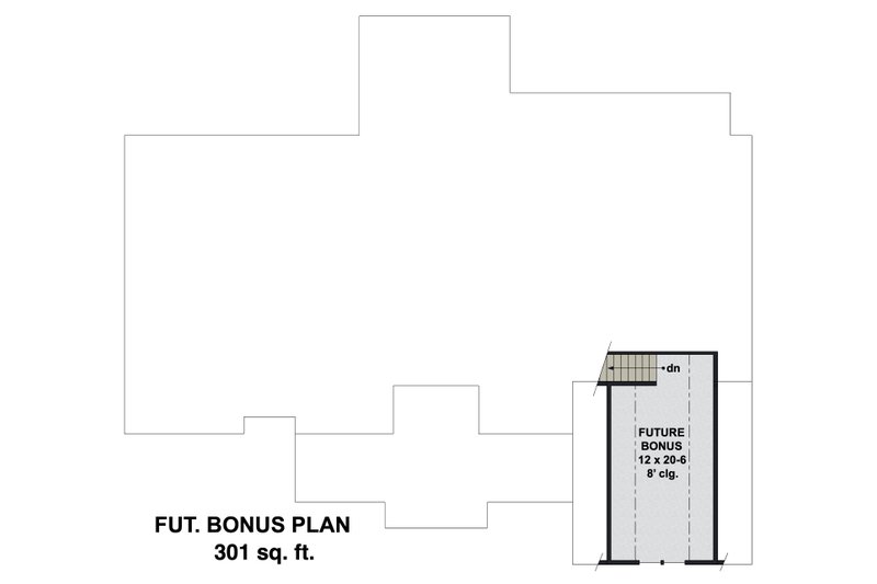 Dream House Plan - Floor Plan - Upper Floor for Farmhouse House Plan #51-1170 - 3 bed, 2.5 bath